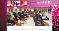 Desktop Screenshot of nails4surechulavista.com