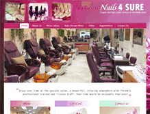 Tablet Screenshot of nails4surechulavista.com